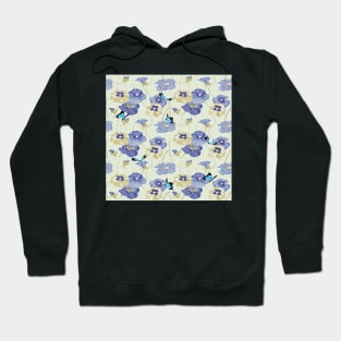 Spring Flowers Pansies & Butterflies Floral Home Decor & Gifts Hoodie